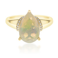 Gouden ring met een AAA Welo-opaal (CIRARI)