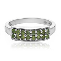 Zilveren ring met alexandrieten