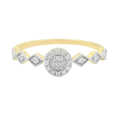 Gouden ring met Diamanten SI1 (G)