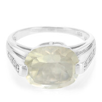 Zilveren ring met een Orthoklaas