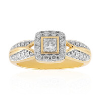 Gouden ring met een IF Diamant (D)