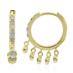 Gouden oorbellen met I1 (H) Diamanten (CIRARI)