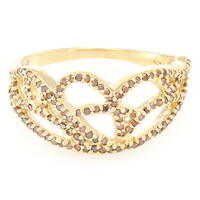 Zilveren ring met Fancy diamanten