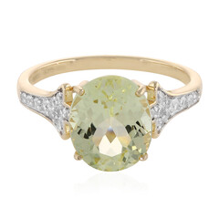 Gouden ring met een munt kunziet