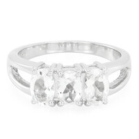 Zilveren ring met Himalaya berilstenen