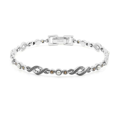 Zilveren armband met zoetwater kweekparels