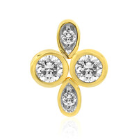 Gouden hanger met IF Diamanten (D)