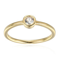 Zilveren ring met een zirkoon