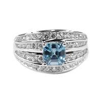 Zilveren ring met een Ratanakiri zirkoon
