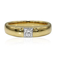Gouden ring met een IF Diamant (D)