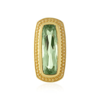 Zilveren hanger met een groene amethist