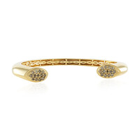 Zilveren armband met I2 Bruine Diamanten