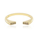 Zilveren ring met I3 Champagne Diamanten