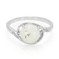 Zilveren ring met een dendrieten agaat