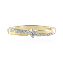 Zilveren ring met I2 (I) Diamanten