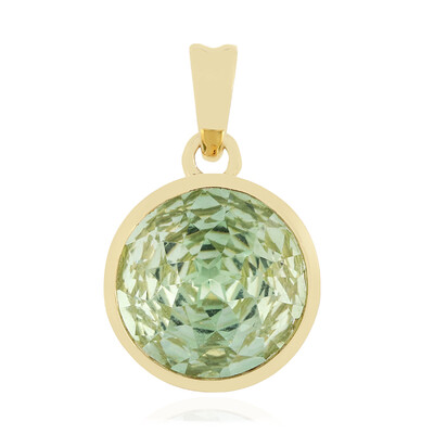 Gouden hanger met een groene amethist (PHANTASIA)