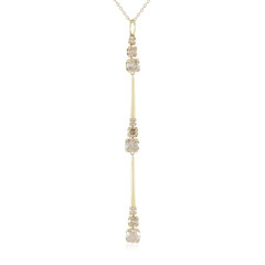 Gouden halsketting met I2 Champagne Diamanten (de Melo)