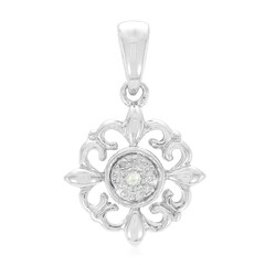 Zilveren hanger met een Paraiba toermalijn
