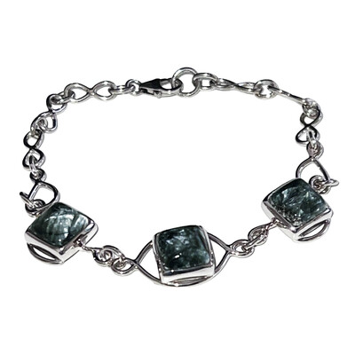 Zilveren armband met serafinietstenen
