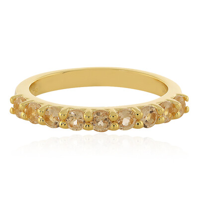Zilveren ring met keizerlijke granaten