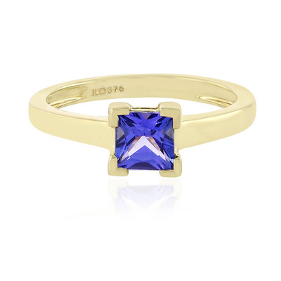 Gouden ring met een AAA tanzaniet