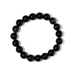 Armband met obsidiaanstenen