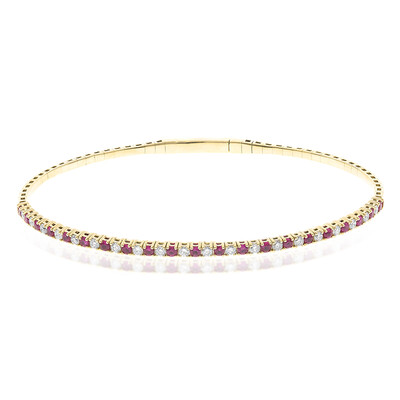 Gouden armband met AAA Mozambique robijnen (CIRARI)