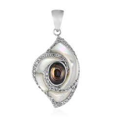 Zilveren hanger met een Abalone schelp (Art of Nature)