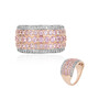 Gouden ring met roze saffieren (KM by Juwelo)