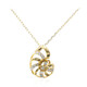 Gouden halsketting met SI2 (H) Diamanten