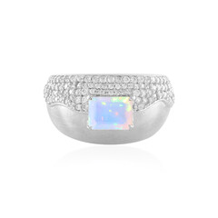 Zilveren ring met een Welo-opaal (de Melo)