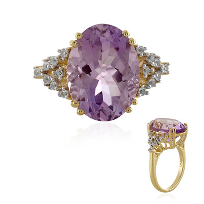 Zilveren ring met een lavendel amethist