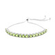 Zilveren armband met Birmese Peridoots