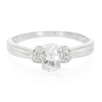 Zilveren ring met een Himalaya beril