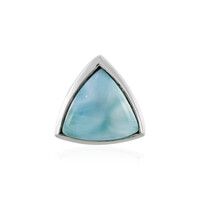 Zilveren hanger met een larimar