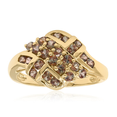 Gouden ring met andalusieten