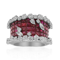 Gouden ring met Birmese Robijnen (Estée Collection)