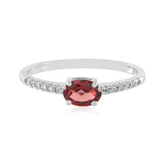 Zilveren ring met een Mozambique granaat