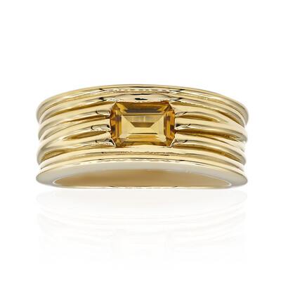Zilveren ring met een citrien (TPC)