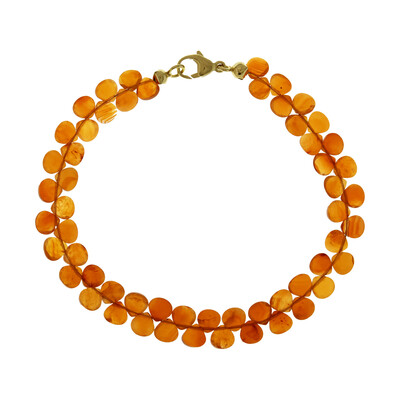 Zilveren armband met carneoolstenen (CUSTODANA)
