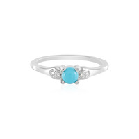 Zilveren ring met een turkoois