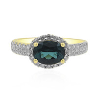 Gouden ring met een Braziliaanse indoliet