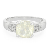 Zilveren ring met een Orthoklaas