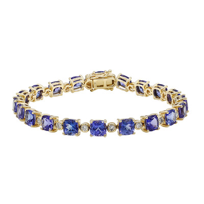 Gouden armband met AAA tanzanieten (CIRARI)