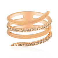 Gouden ring met SI Rose de France Diamanten