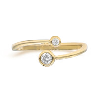 Gouden ring met een I1 (H) Diamant (CIRARI)
