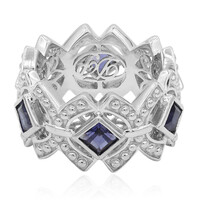 Zilveren ring met iolieten (Dallas Prince Designs)
