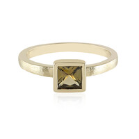 Gouden ring met een onverhitte gele tanzaniet (Adela Gold)