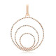 Zilveren hanger met Fancy diamanten