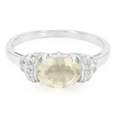 Zilveren ring met een Orthoklaas